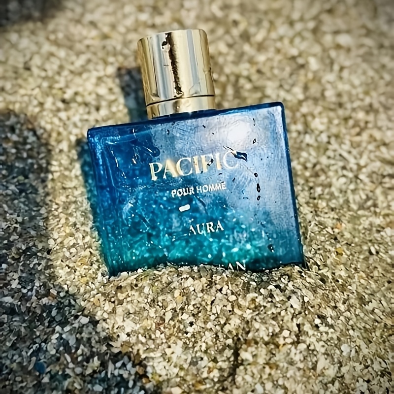 Rayhaan Pacific Aura Pour Homme, Flacon Bleu Vibrant, Parfum Rafraîchissant, Fragrance pour Hommes
