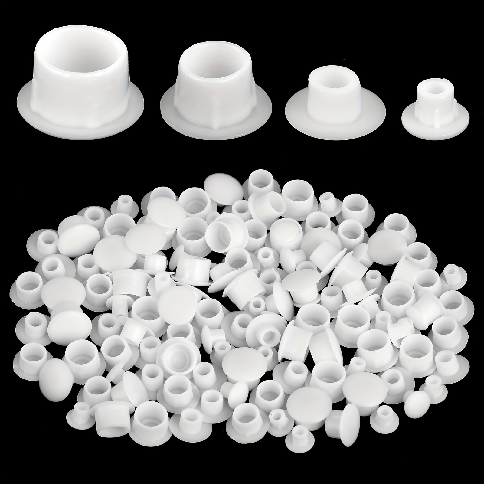 

Plastic And Set Of 120 - Assorted For Brackets, Snap-in For Covering (5mm, 6mm, 8mm, 10mm)