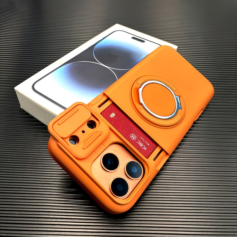 TEMU Phone Case - Luxury Armored Lens Sliding Cover Protection Phone Case Suitable For Iphone 18, 17, 16, 15, 14, 13 Pro Max, 18promax 18pro 360°