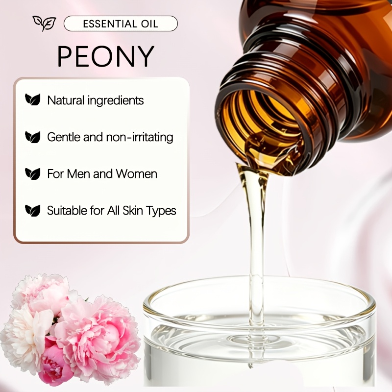 Peony Essential Oil for Multifunctional Skin and Hair Care