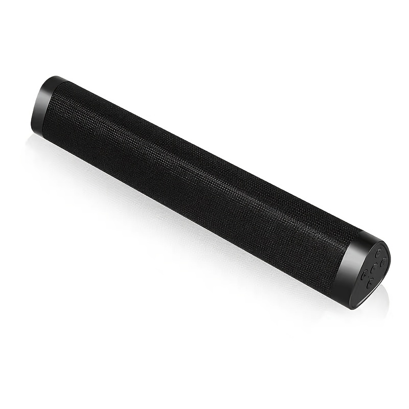 Powerful Long Soundbar Speaker with Deep Bass, Suitable for Outdoor And Home Use, Featuring Dual Speakers for Desktop