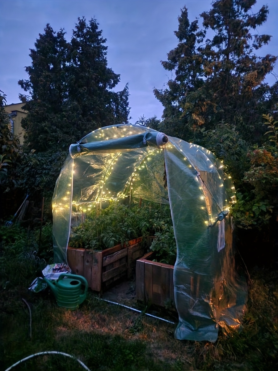 Outdoor Solar Fairy Lights with Smart Control, 8 Modes, IPX6 Waterproof, 50/100/200 LED, Warm White & Multicolor Options (Purple, Red, White) - Solar-Powered Indoor/Outdoor, Christmas, Halloween, Garden, Patio, Tree, Party, Yard, Wedding, Birthday