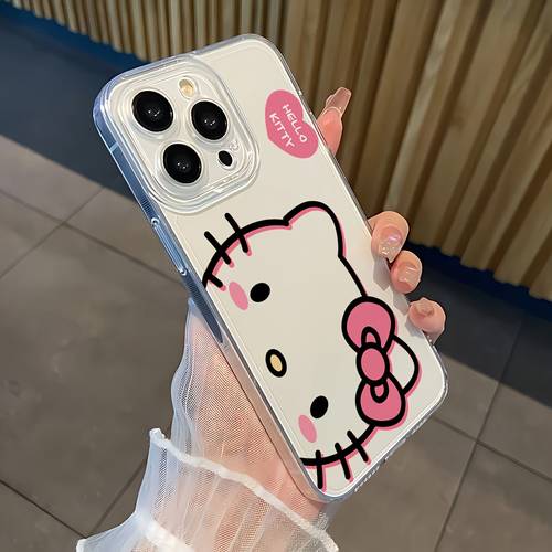 item picture phone case cute y2k phone case suitable for iphone 17 16e 16 15 14 13 12 11 pro air xr xs x 7 8 plus transparent tpu soft back cover