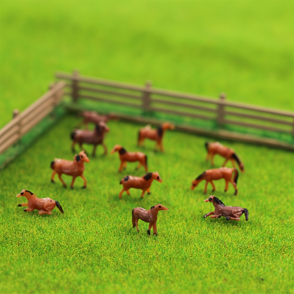 30 N Scale Kuh Modelle – Set Für Modellbahn, Diorama & Bauernhof-Szene, Maßstab 1:150