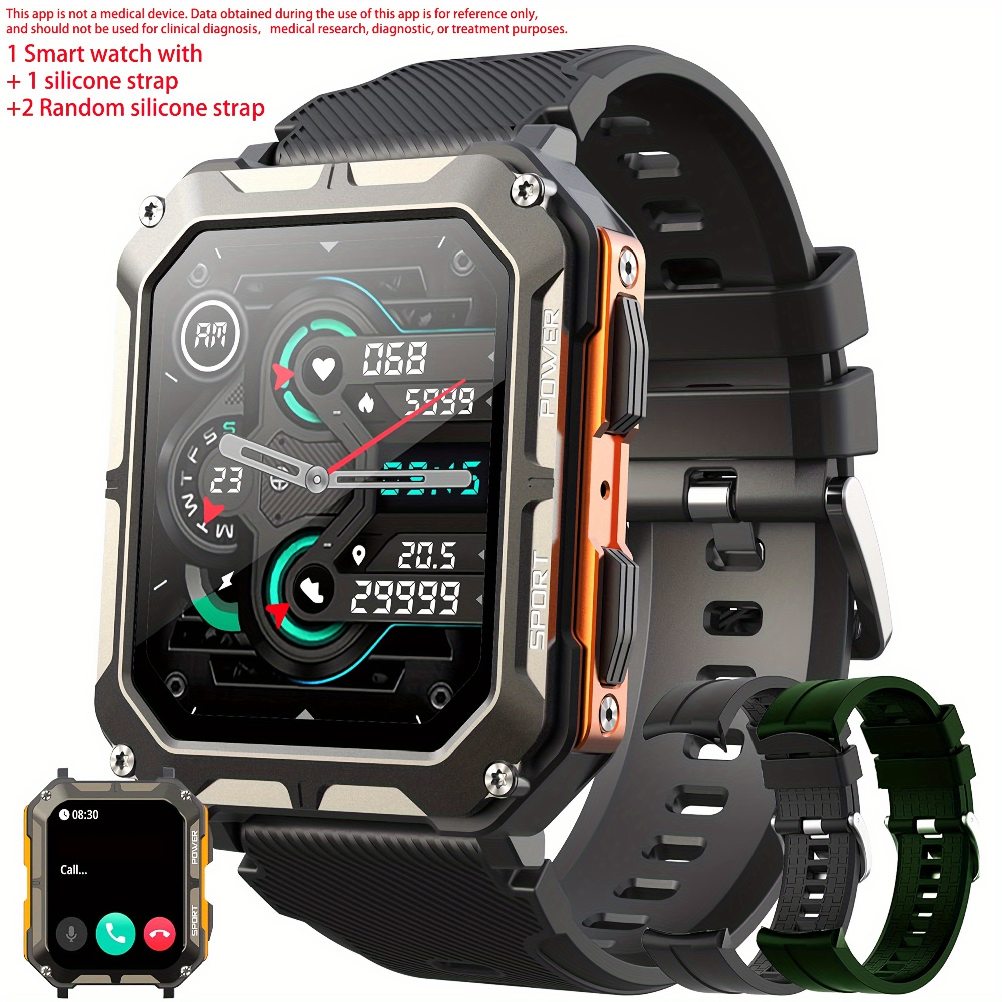 Image of 2024 New Smart Watch For Men (answer/dial Calls), Smartwatch Fitness For , 1.83" Activity With Sleep Monitor, Calorie, Smart Watch For Men, Call , Wireless Call Smart Watch, Fitness