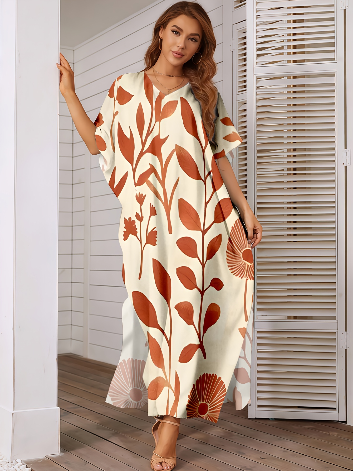 terracotta dress - Iceland