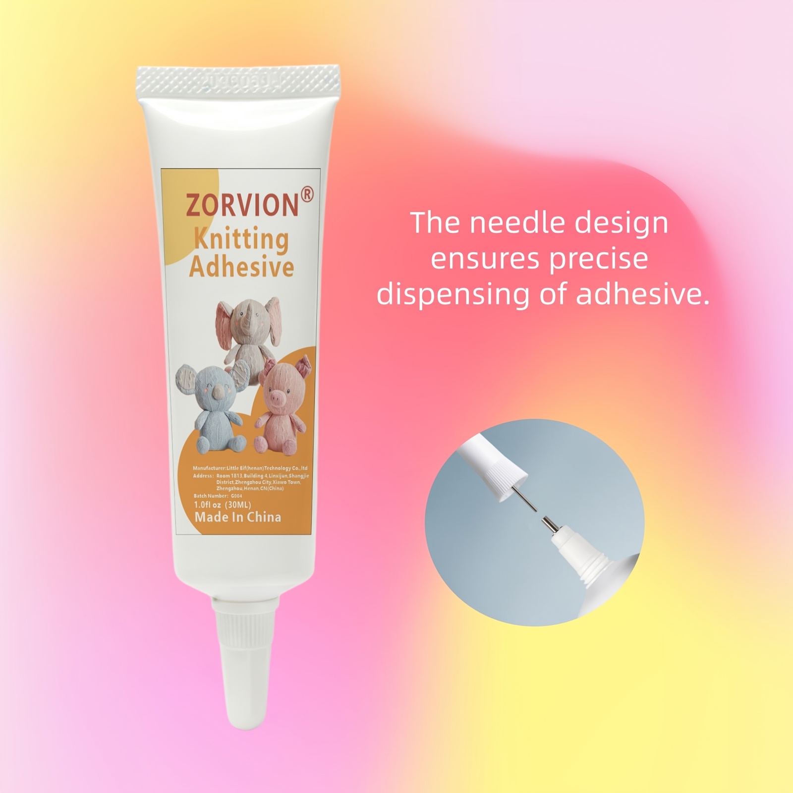 Soft Transparent Knitting Adhesive, Suitable For Fabrics, Hand Crocheted Yarn Hair Clips, Fabric Accessories, Woven Pendants Repair Adhesive, Diy Knitting Hand Fixed Repair Universal Adhesive