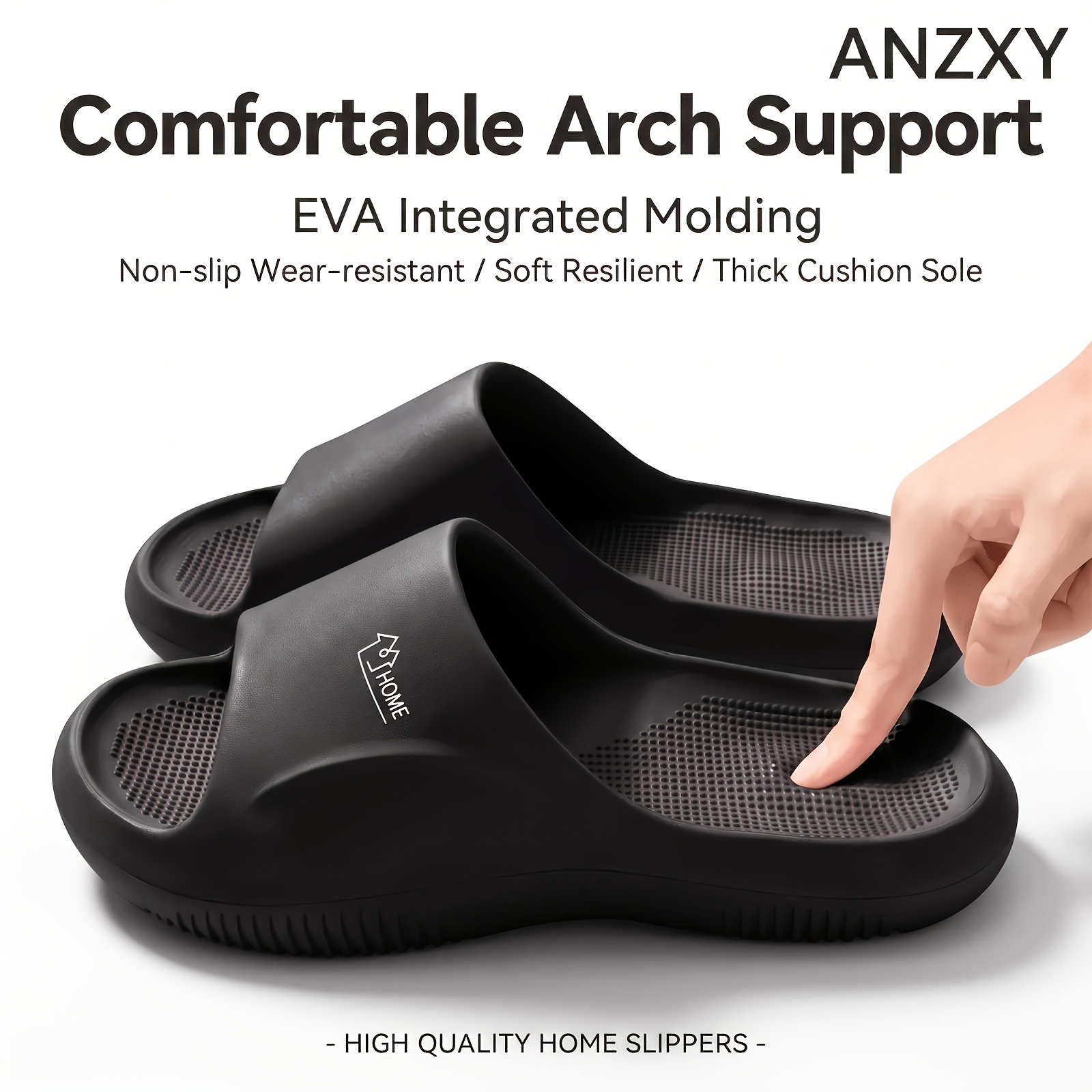 TEMU Anzxy Arch Support Unisex Athletic Sandals And Slippers, Home Slippers, Outdoor Slippers, Couple Slippers
