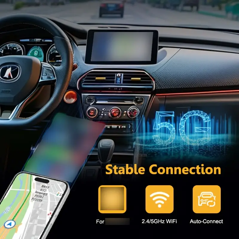 adattatore wireless mini auto & adattatore il dongle carplay da cablato a wireless di , stick wireless usb carplay adattatore wireless auto per ios 12+/ 11+ senza ritardo dettagli 0