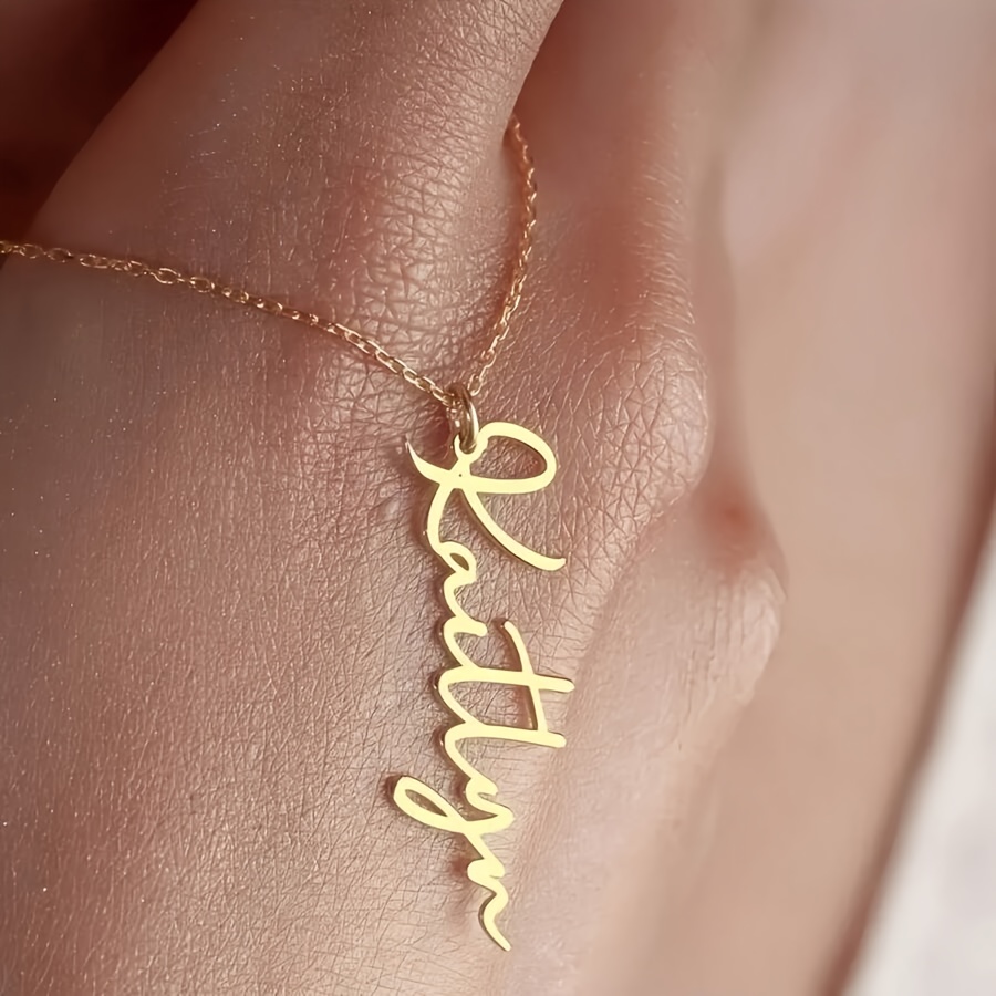 Personalized Golden & Silver Name Necklace — Everyday Wear
