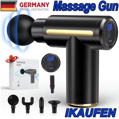 6 38 99 gun deep tissue handheld electric muscle massager percussion massage device for portable electric sport massager with 6 replacement heads