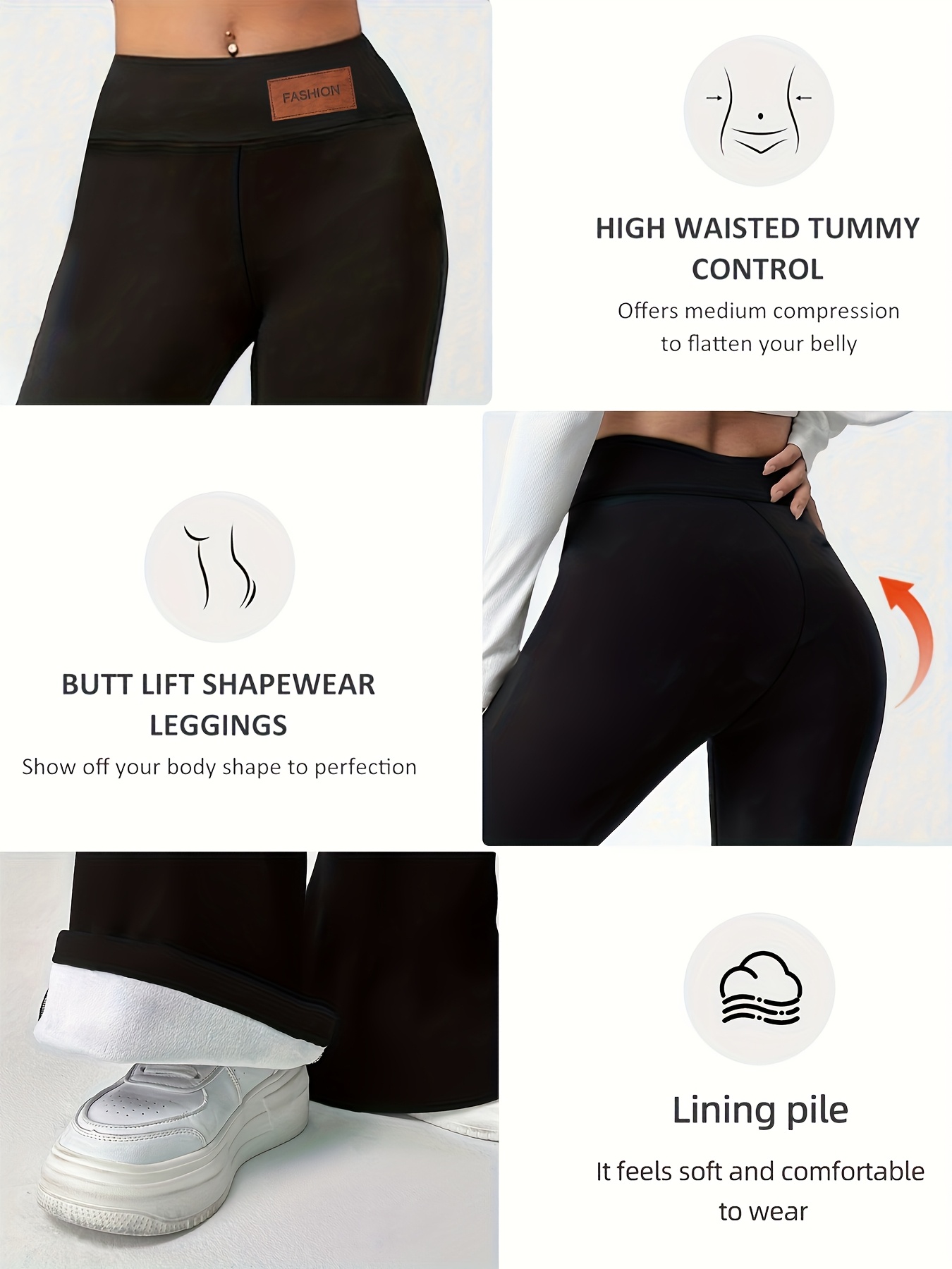 Autumn And Winter Models, Solid Color Women'S High-Waisted Thermal Pants, Plus Velvet Thickened Base Pants, Winter Plush Flared Pants, Women'S Sportswear Tight Pants