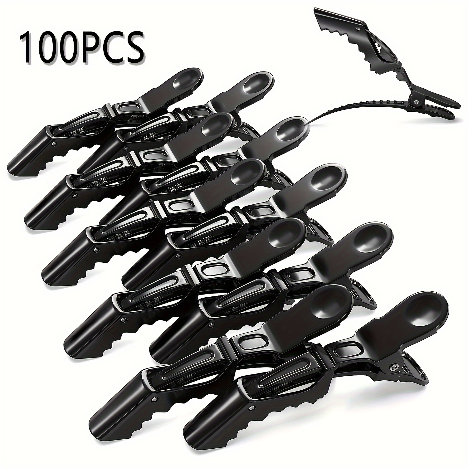 TEMU 100/150/200pcs Migaoge Pastel Alligator Hair Clips 100 Pack Professional Alligator Clips For Hair, Hair Clips For Styling, Hair Styling Clips