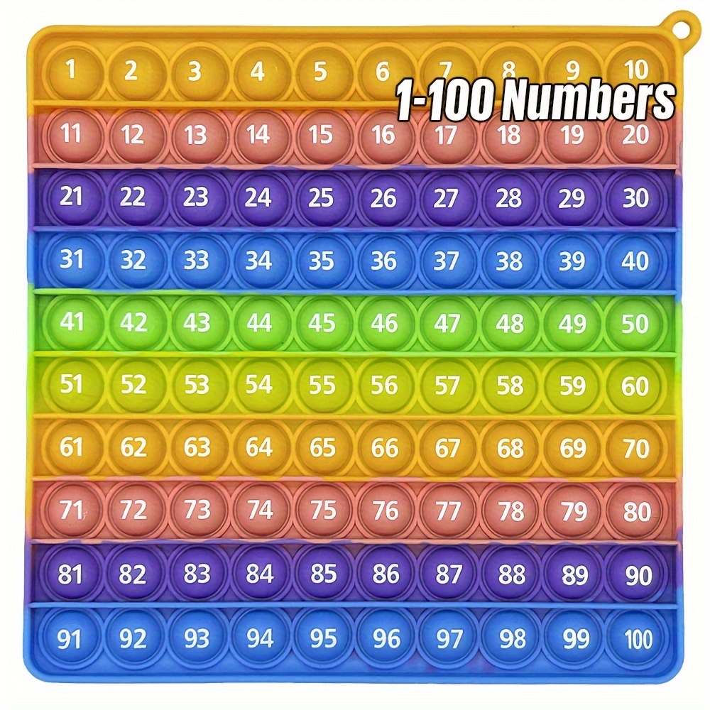 Image of Learn 1-100 Numbers Figures Counting Toy Math Games, Mathemathics Teaching Manipulatives Educational Toys For Preschool Children Back To School Supplies