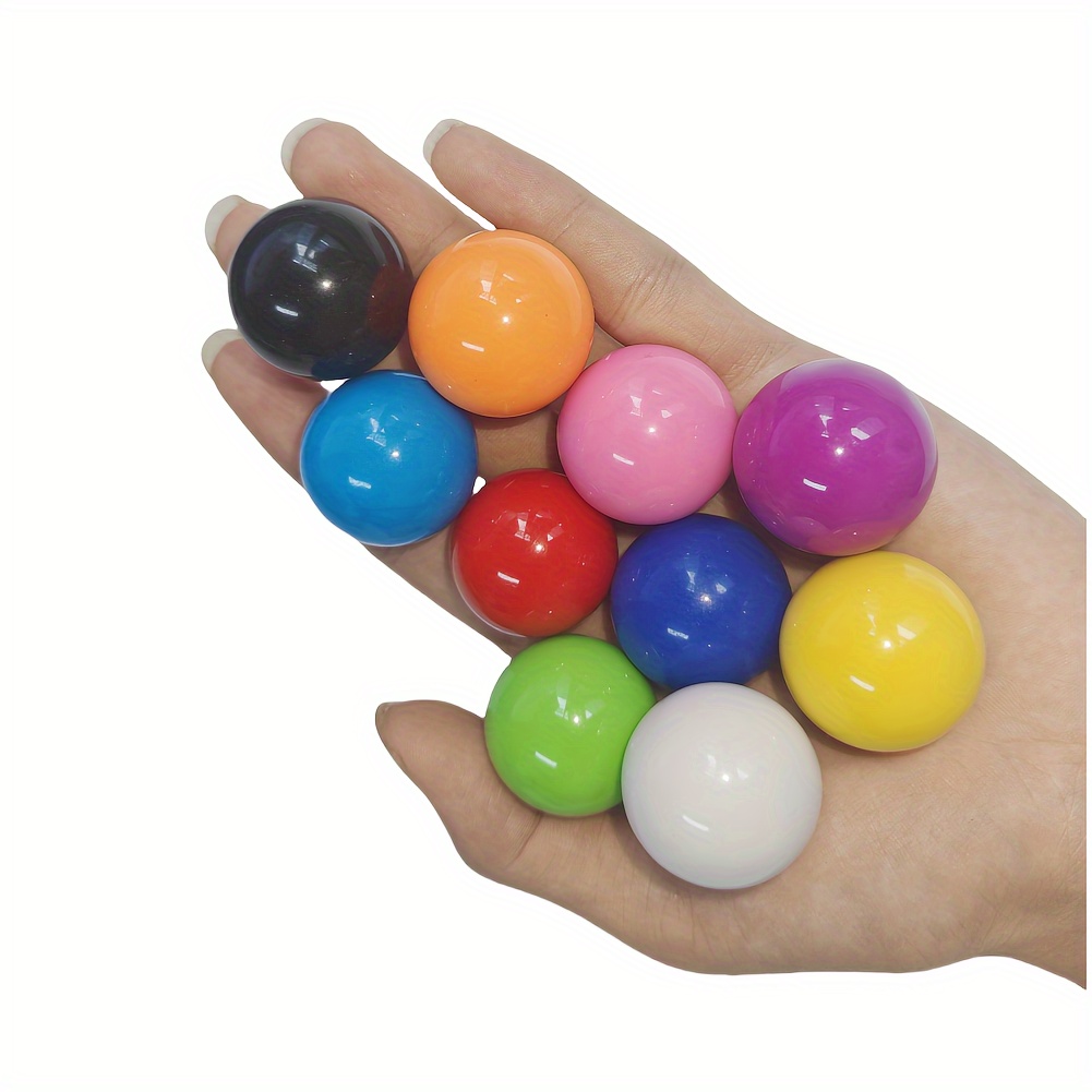 Image of 10 Pétanque Cochonnets For Indoor And Outdoor Play, 10 Colors, 30mm