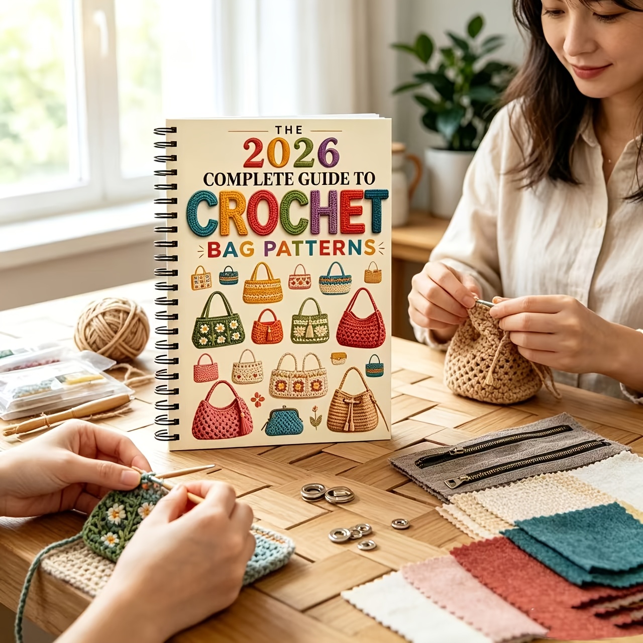 TEMU Beginner's Crochet Bag Guide: Crochet Handbag Pattern, Designed For Novices And Crafters Who Want To Make Exquisite Handmade Bags, An Ideal Gift