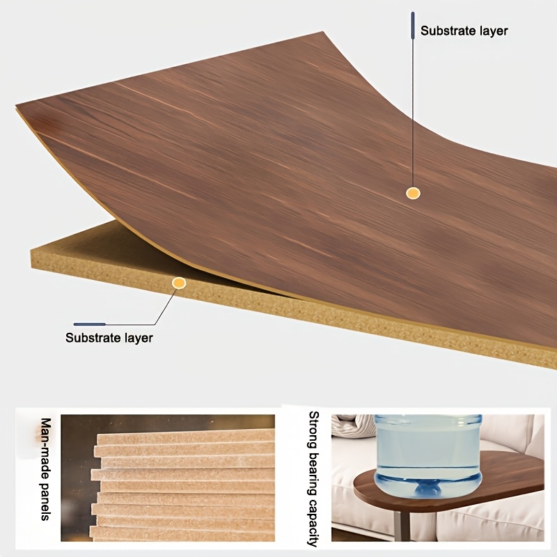 adjustable side table c shaped end table for couch 360 swivel small side table end tables for living room bedroom tv tray table for couch side tables for small spaces details 2