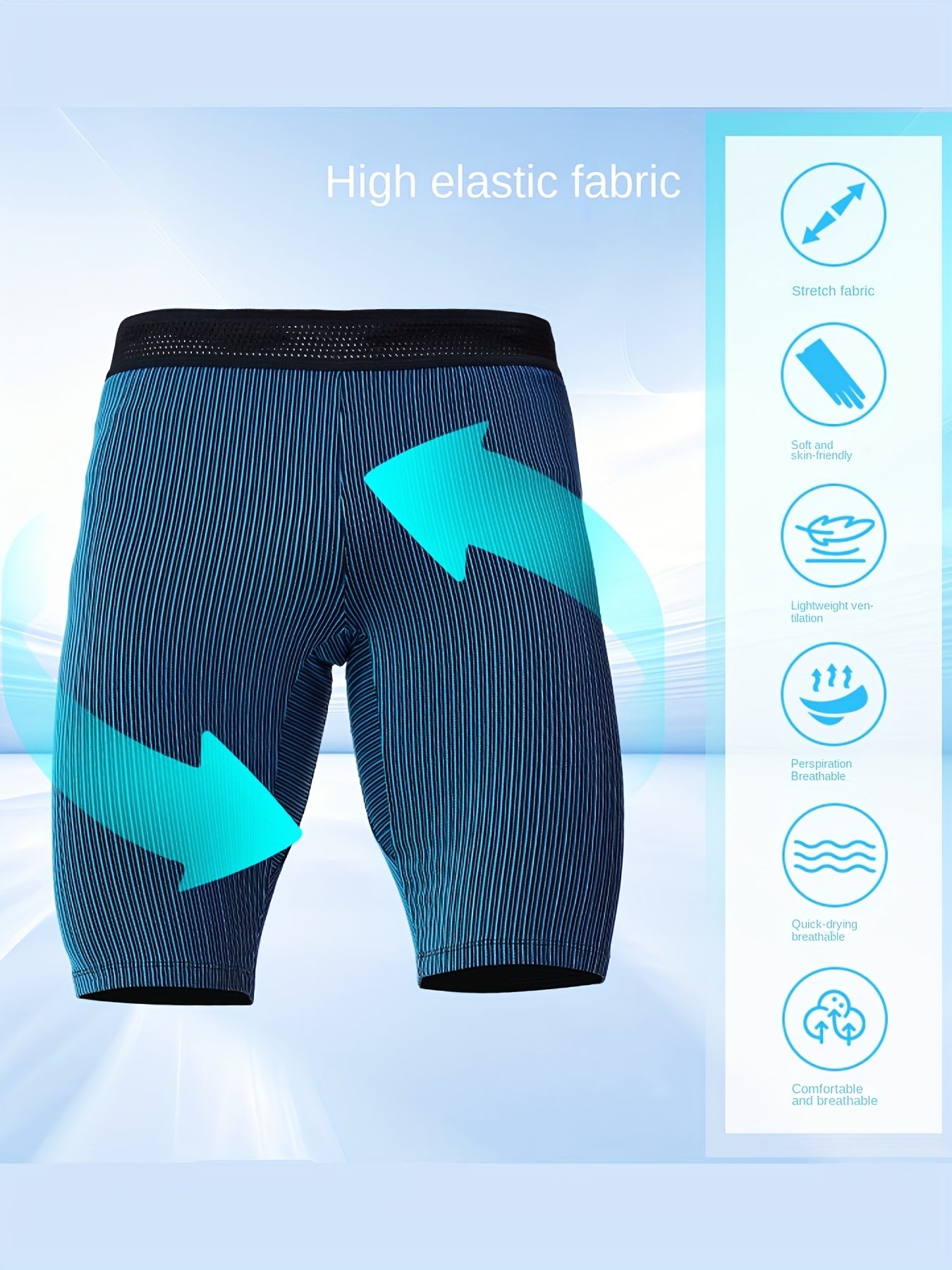 Kunden spezifische Herren Quick Dry Beach Shorts 2 in 1 Workout Gym Sports horts