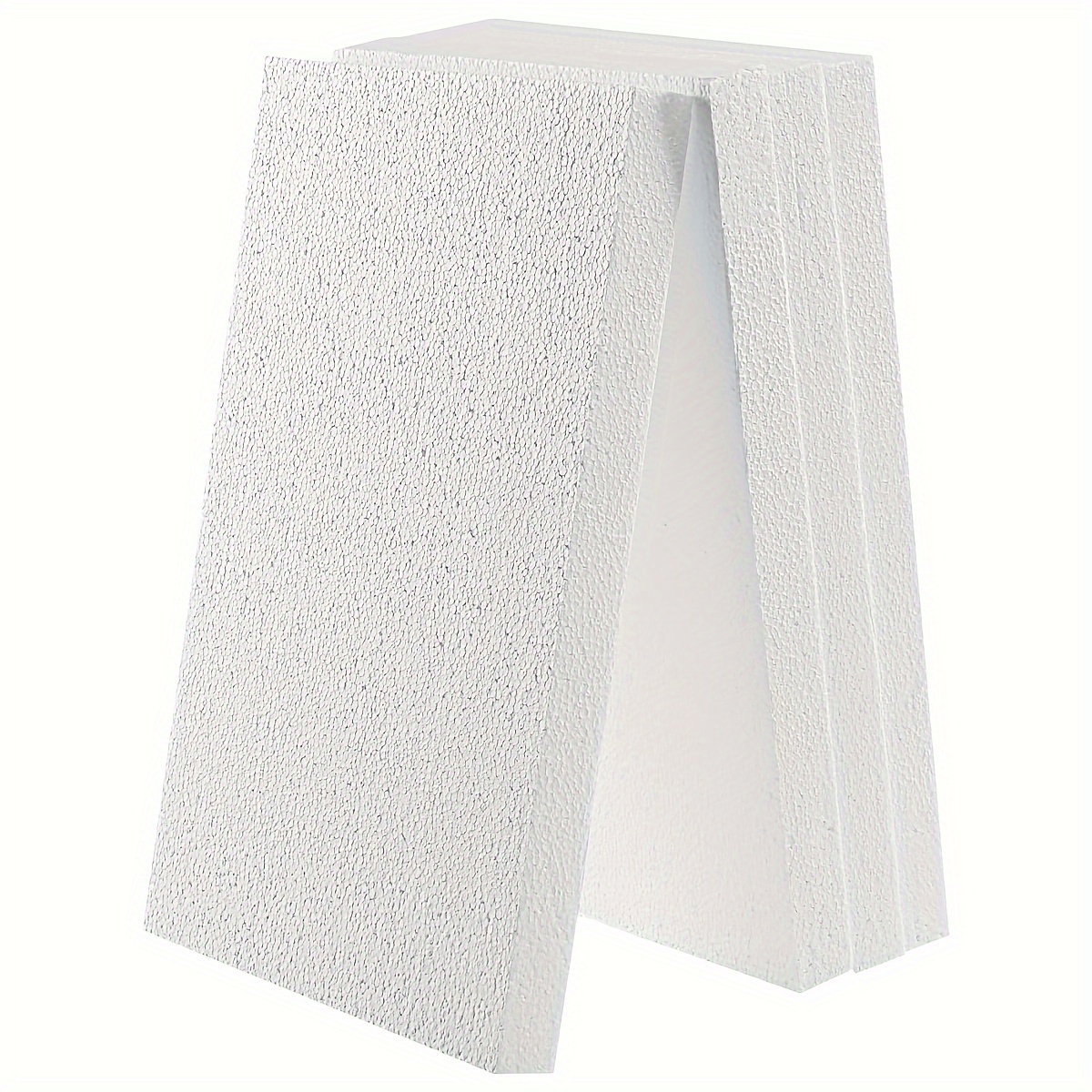 

2 Pack White Craft Foam Blocks - Polystyrene Bricks For Arts And Crafts, School Projects, Sculpting, Floral Arrangements, Modeling, Centerpiece Displays (30x10x5cm)