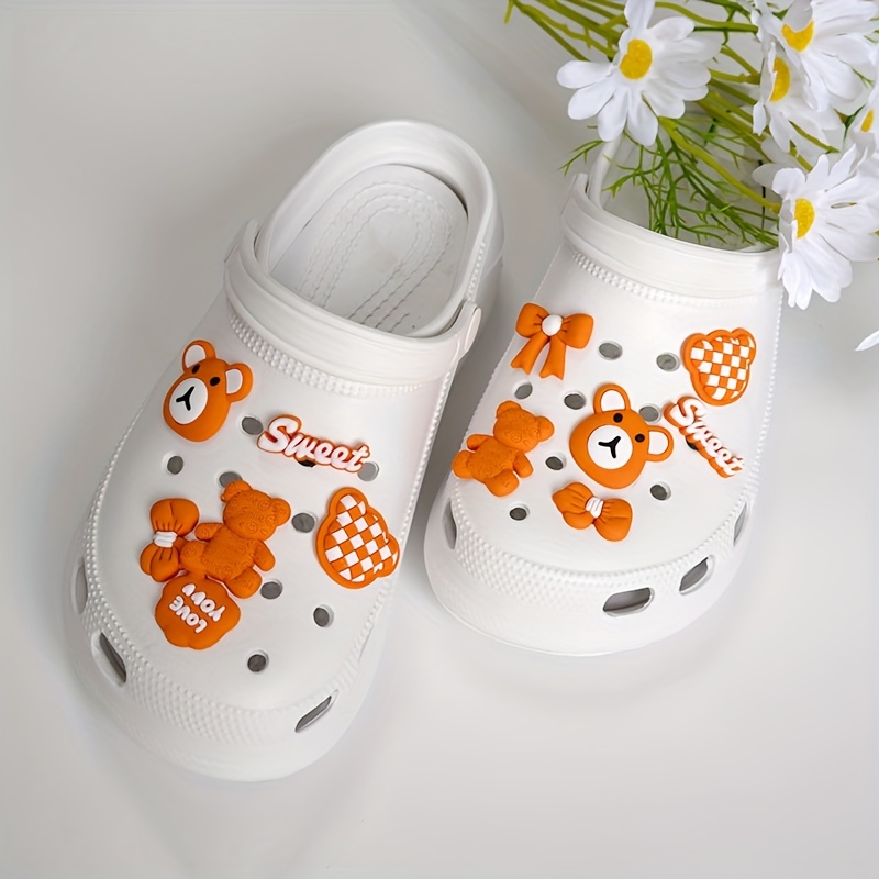 Cute Fish Biscuits Kawaii Cartoon Shoes Charms Clogs Sandals