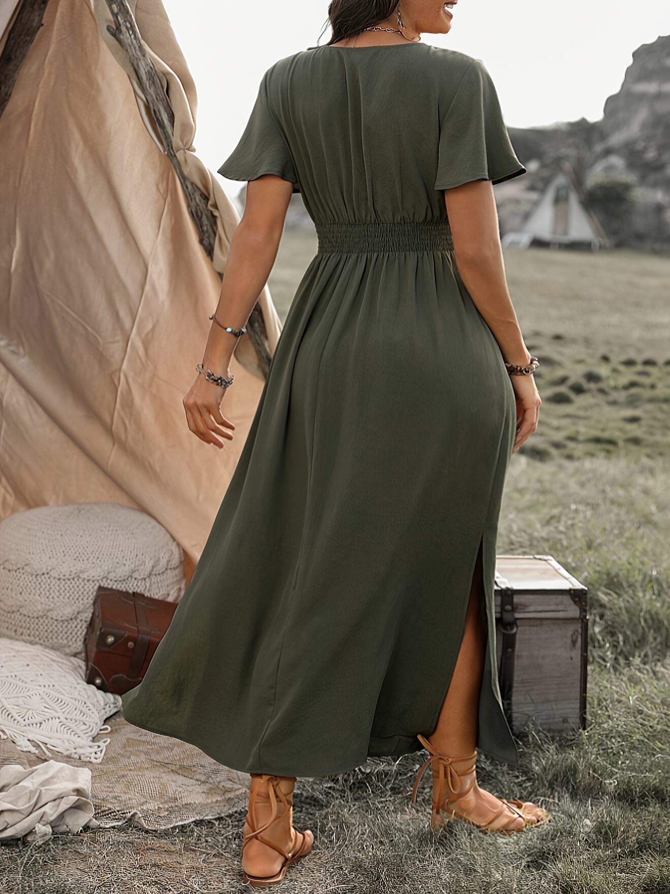 casual dress outfits for work Womens Elegant Bodycon Dresses Spring Cap Sleeve Business Midi Wear to Ladies Pencil Dress Blue S at Amazon Women's Clothing store Color:HOT-PINK Okendo - XS-XL Simply Southern Black and
