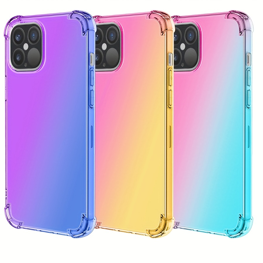 

Shockproof Tpu Case For Iphone 15 14 Plus 13 12 11 Pro Max, Transparent Protective Cover With Wireless Charging Compatibility, Drop Protection From 6.6 Feet