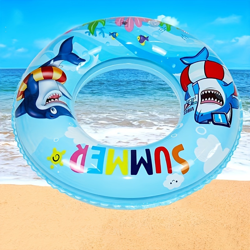 

Kids Cartoon - Durable Pvc Inflatable Swimming Tubes For Beginners, Flotation Devices For Beach Pool Parties, Age 3-6 Years