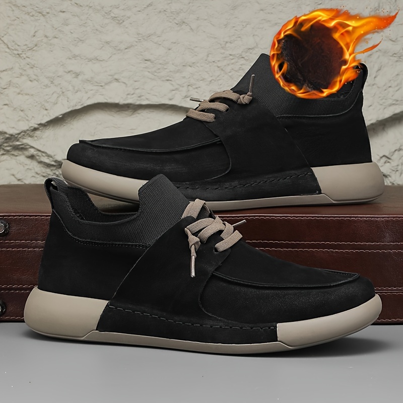 Gefütterte Sneaker Herren Sneaker Herbst Herren Warme Slip-on