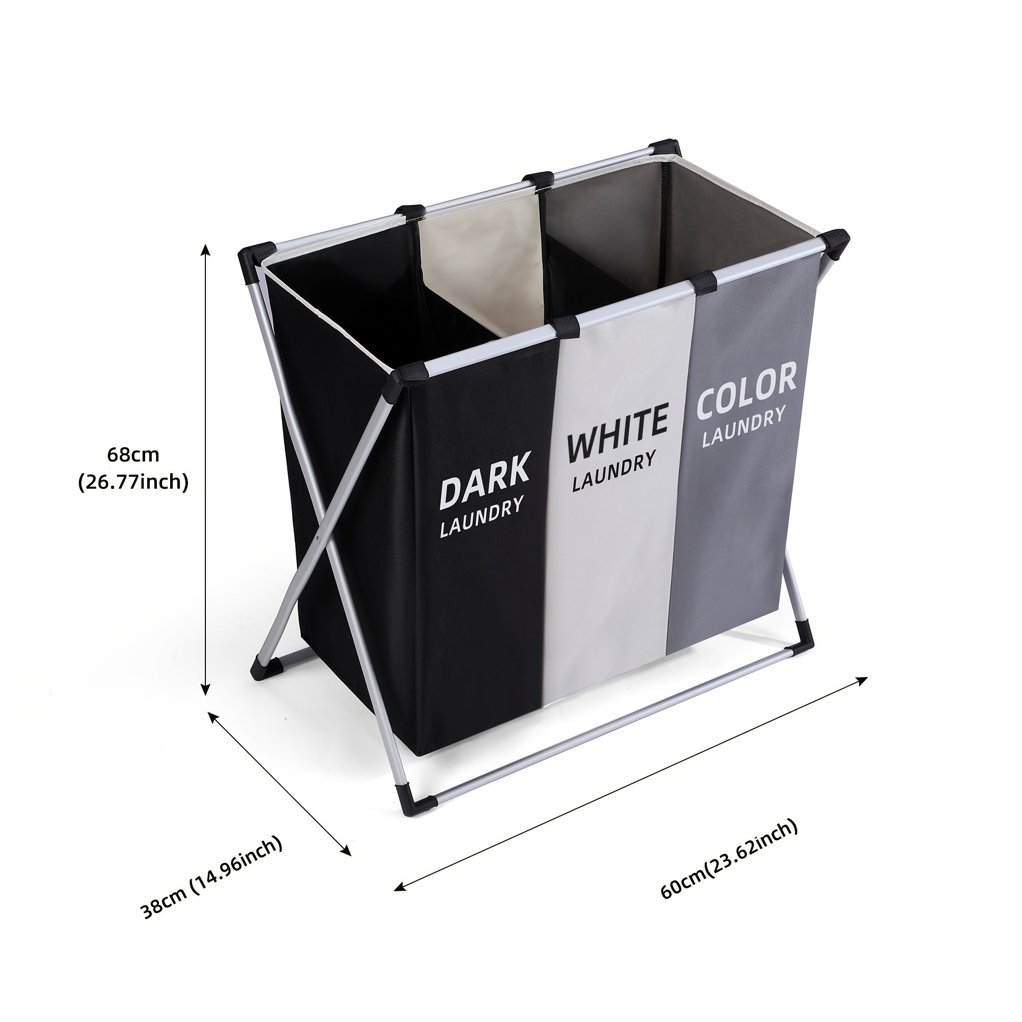 1pc large laundry basket laundry hamper dirty clothes storage basket dirty clothes hamper for home college dorm details 5