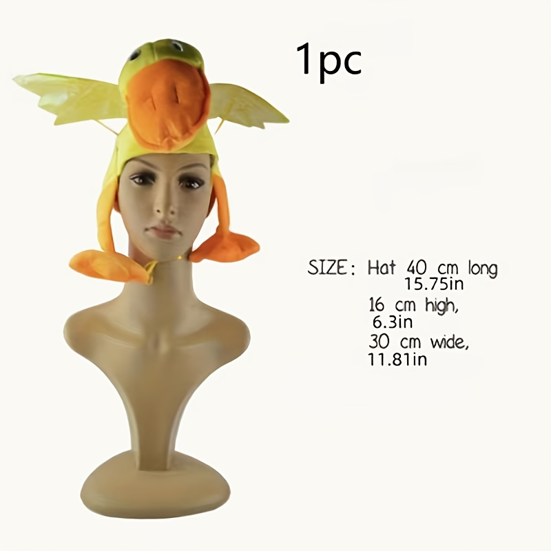 Duck Hat with Wings - Cute Farm Animal Decoration Accessory