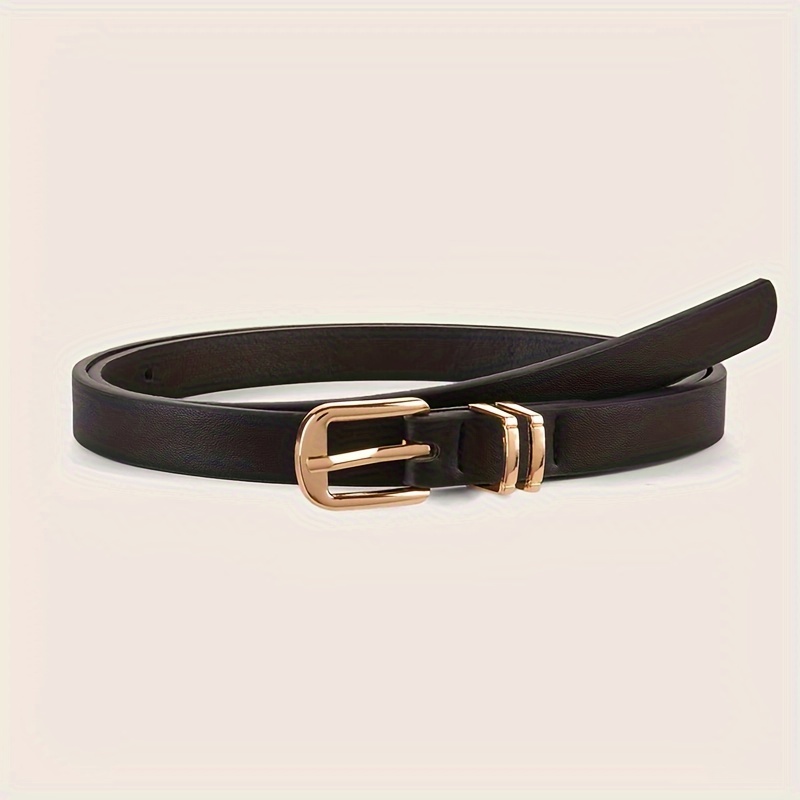 thin black belt for dress Black Leather Belt for Women, Belt for Dress, Thin Leather Belt Gold  Buckle, Classic Black Belts Minimalist, Gift for Her, Everyday Belt