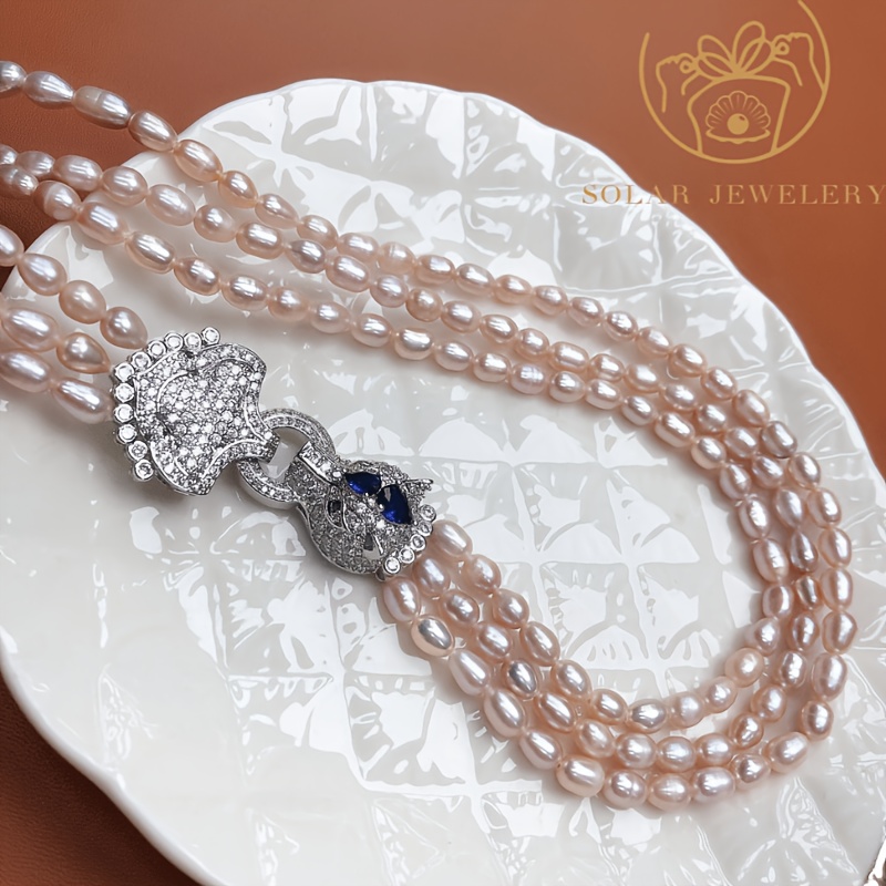 Multi-Layered Elegant Freshwater Pearl Necklace