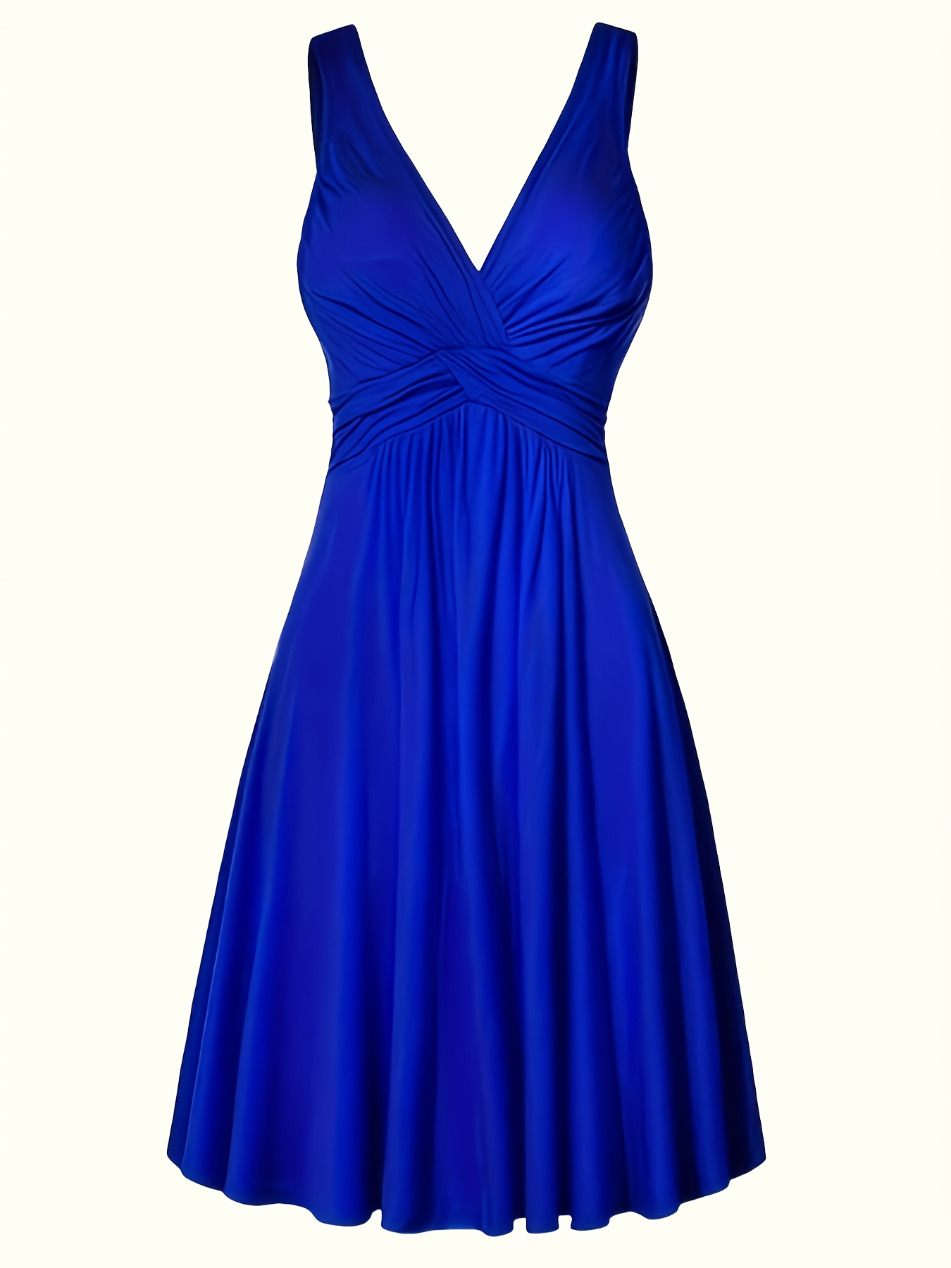 directional slit fashionable elegant commuter v neck twist dress