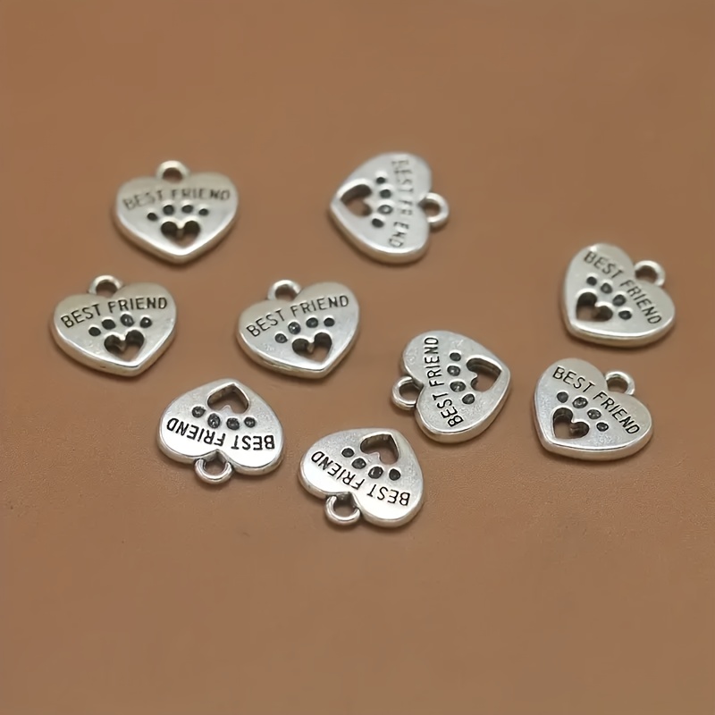 

100pcs Alloy & Dog For Making, Necklaces, Bracelets, , Keychains, And Crafts Accessories