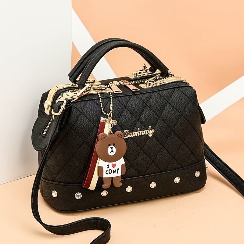 

Small Xiangfeng Fashion Handbag With Pattern, Single Shoulder Crossbody Bag