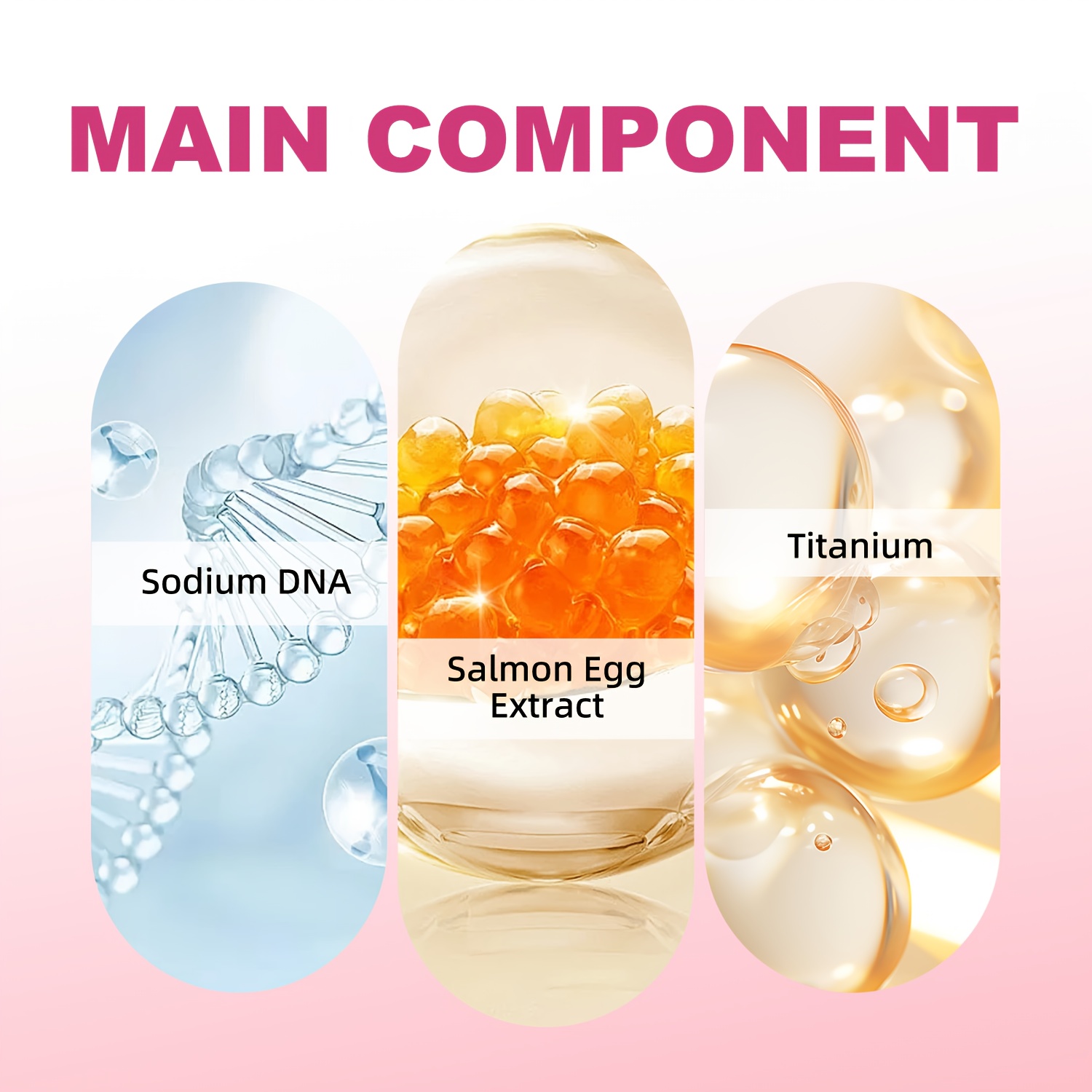 SUMAX Salmon Pink Peptide Skin Essence Is a Moisturizing Facial Essence with Salmon Oil And Various Peptide Molecules, Designed Specifically for Dry Skin During The Autumn And Winter Seasons, with a Volume of 1.52 Fl. Oz