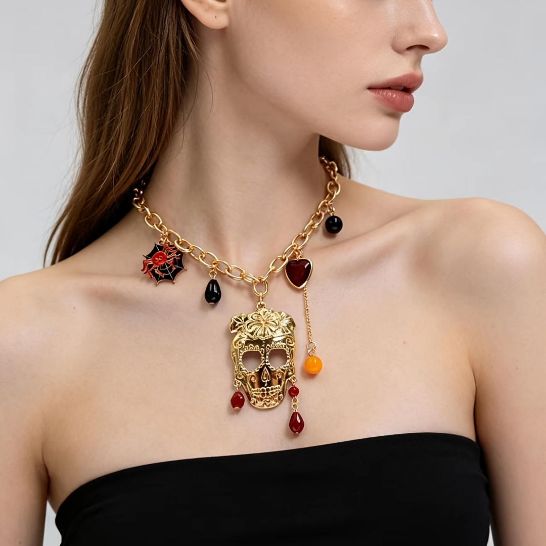 Women's Elegant Halloween Necklace, Stylish Gift