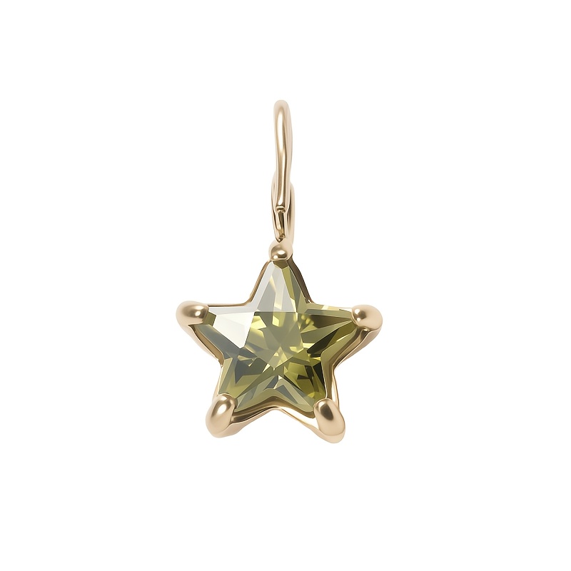 Star-Shaped Zirconia Pendant for Back-To-School Season