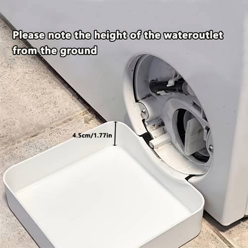 1pc washing machine drainage tray ideal water collector prevents laundry room