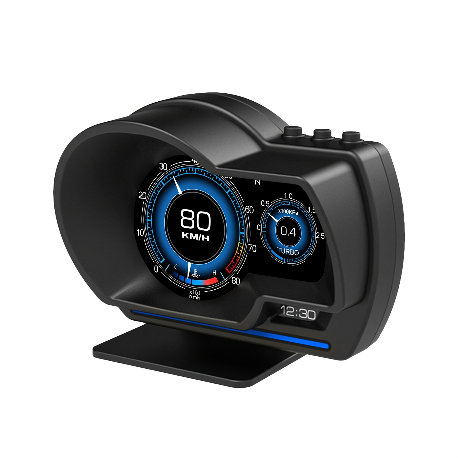 صورة العنصر شاشة عرض رأسية للسيارة obd tester   hud+gps مقياس سرعة بروجكتور للزجاج الأمامي نظام عرض سرعة لوحة القيادة للسيارة ترقية   للسيارات، بدون بطارية
