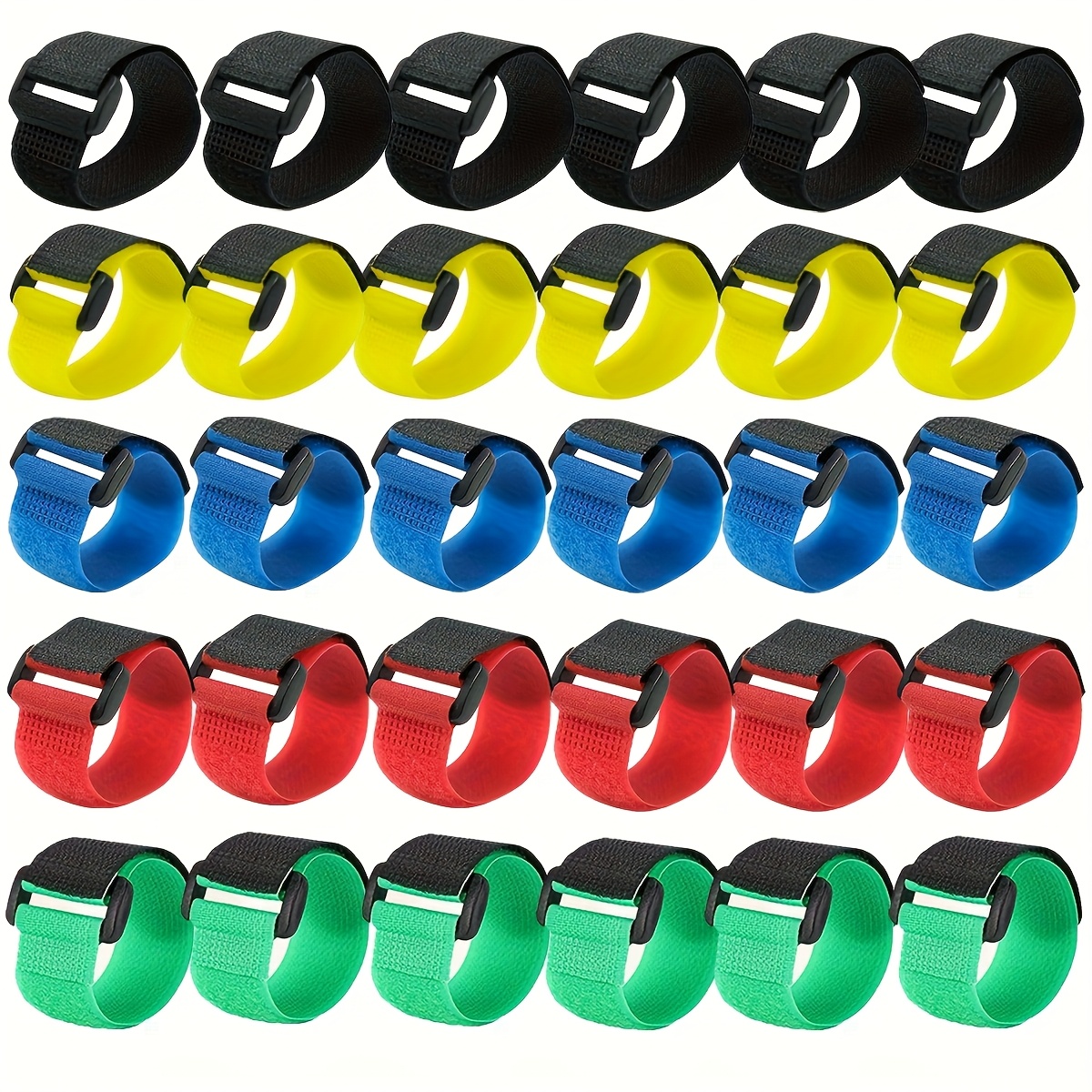 TEMU 30/50pcs Fishing Rod Tie - Fishing Rod Fixed Strap, Fishing Rod Bracket, Outdoor Fishing Tool, Reusable Fishing Rod Tie, Multi-colored Fishing