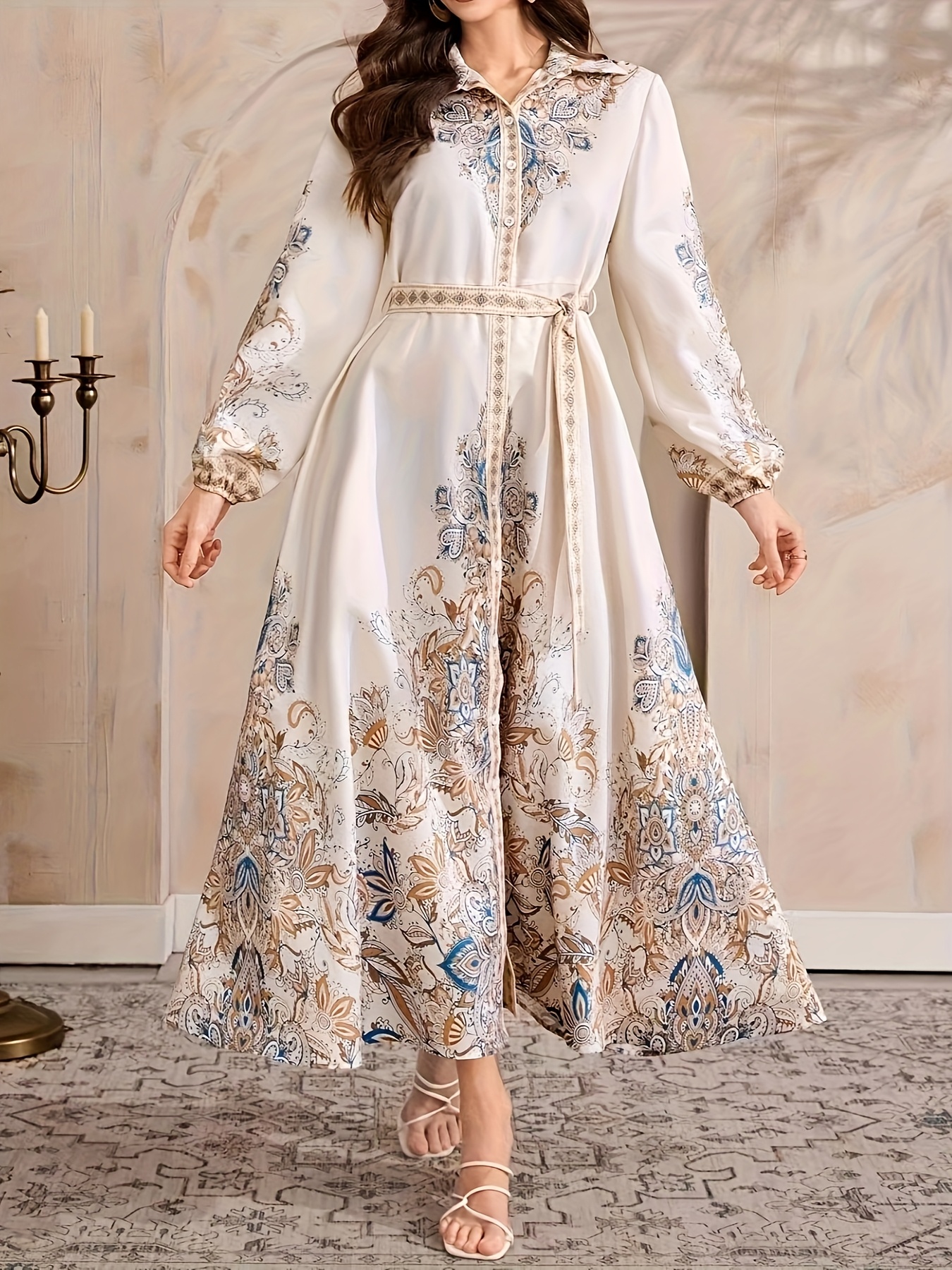 flowy white maxi dress Mustard Seed Olivia Halter - Size L - Empire Waist, Side Slit, Lightweight Woven Fabric Perfect for a bridal shower or birthday soiree Hot Tropics - Women's White