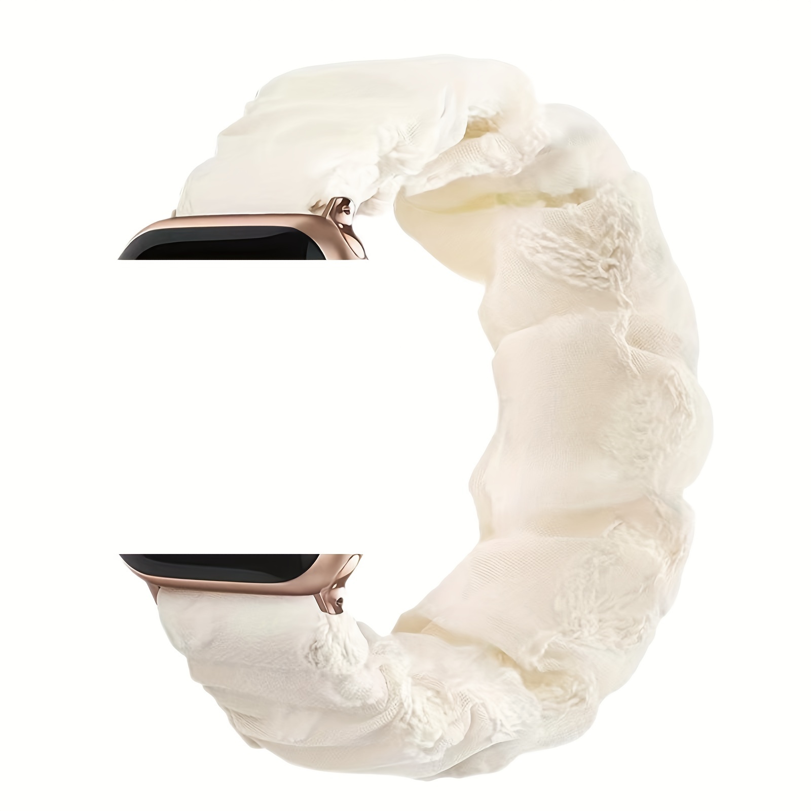 Cotton Elastic Scrunchies Smart Apple Watch Band 5 4 42mm