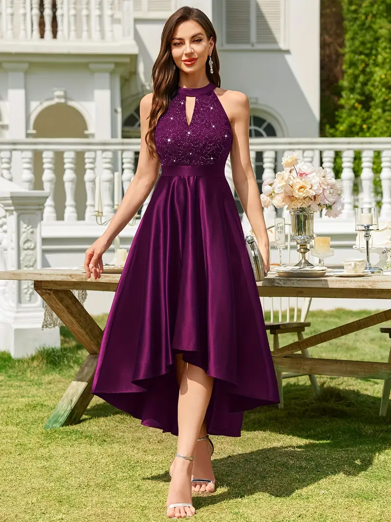 24515a womens elegant halter neck keyhole design sleeveless - Temu Belgium 24515a womens elegant halter neck keyhole design sleeveless - Temu Belgium