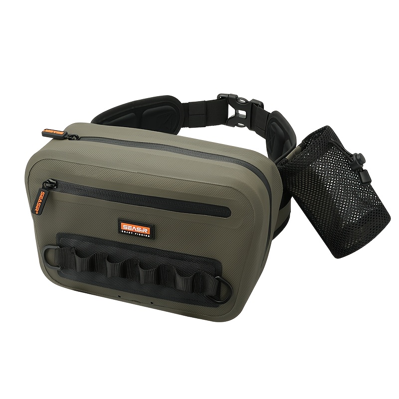 Image of Seasir Fishing Waist Bag Multifunctional Suspension Large Capacity 4l Bag Side Water Bottle Pocket Fishing Storage Bag