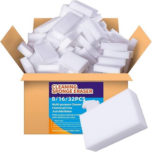 8 16 32pcs eraser foam cleaning pad multifunctional household cleaning kitchen dishwashing sponge suitable for furniture bathroom bathtub sink floor wall cleaner