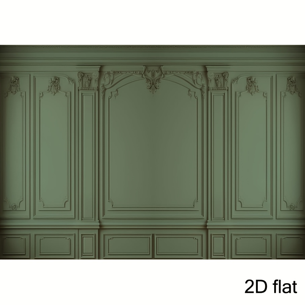 Vintage European Plaster Line Wall Panel Backdrop for Photography