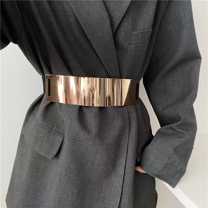 

Ceinture Élastique Noire Chic pour Femmes - Accessoire Polyvalent pour Robes, Manteaux & Plus - pour Décontractées à