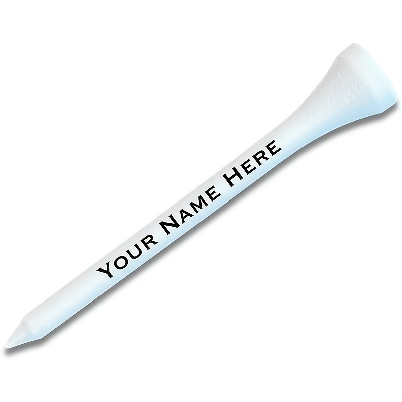 

Personalized Golf Tees, Bulk Set Of 50 Custom Printed - Business Promo Handouts, Father's Day Gifts And Party Favors