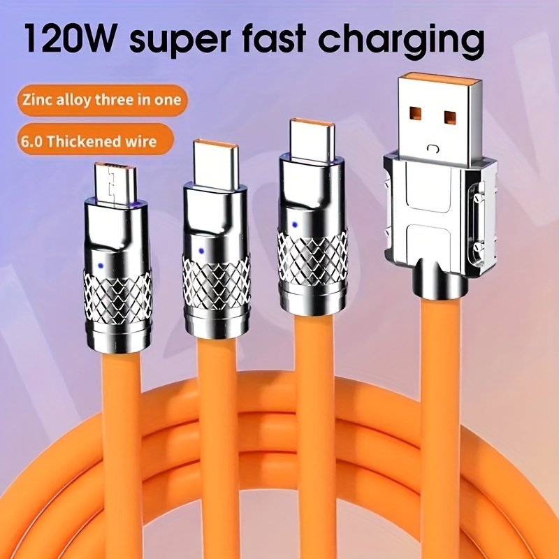 

-charging - 120w Super , , Zinc Alloy , Usb Universal Charging For -c And Usb For Cell Phones Charging